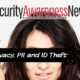 Privacy, PII and ID Theft