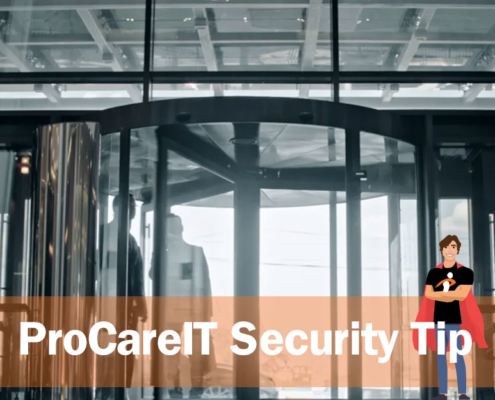 Proacer IT Security Tip - tailgating