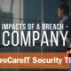 Security Tip Impacts of a Breach Company